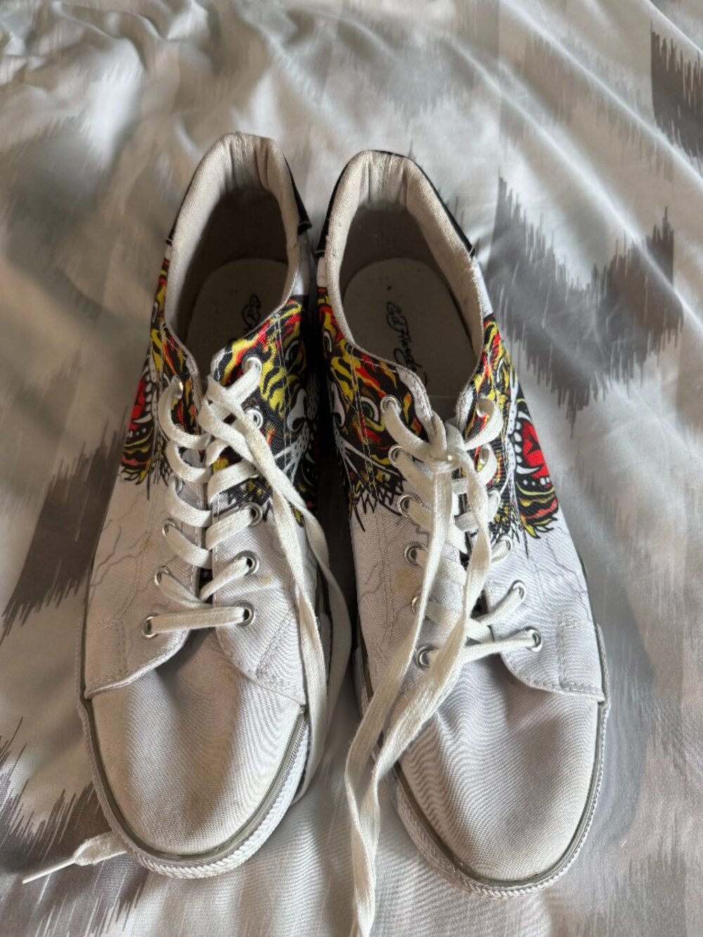 Men's Ed Hardy Sneakers Size 11 - Picture 3 of 8